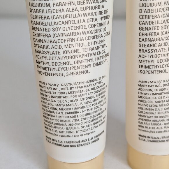 Lot of 2 Mary Kay Satin Hands PROTECTING SOFTENER Creme Fragrance Free 2.1 oz. - Picture 5 of 5